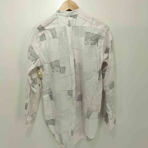 エンジニアードガーメンツ Engineered Garments 総柄 バンドカラー 総柄 長袖 シャツ メンズ import:XS